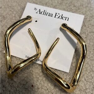 Adina Eden 14k gold earrings